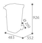 conteneur poubelle 120 litres